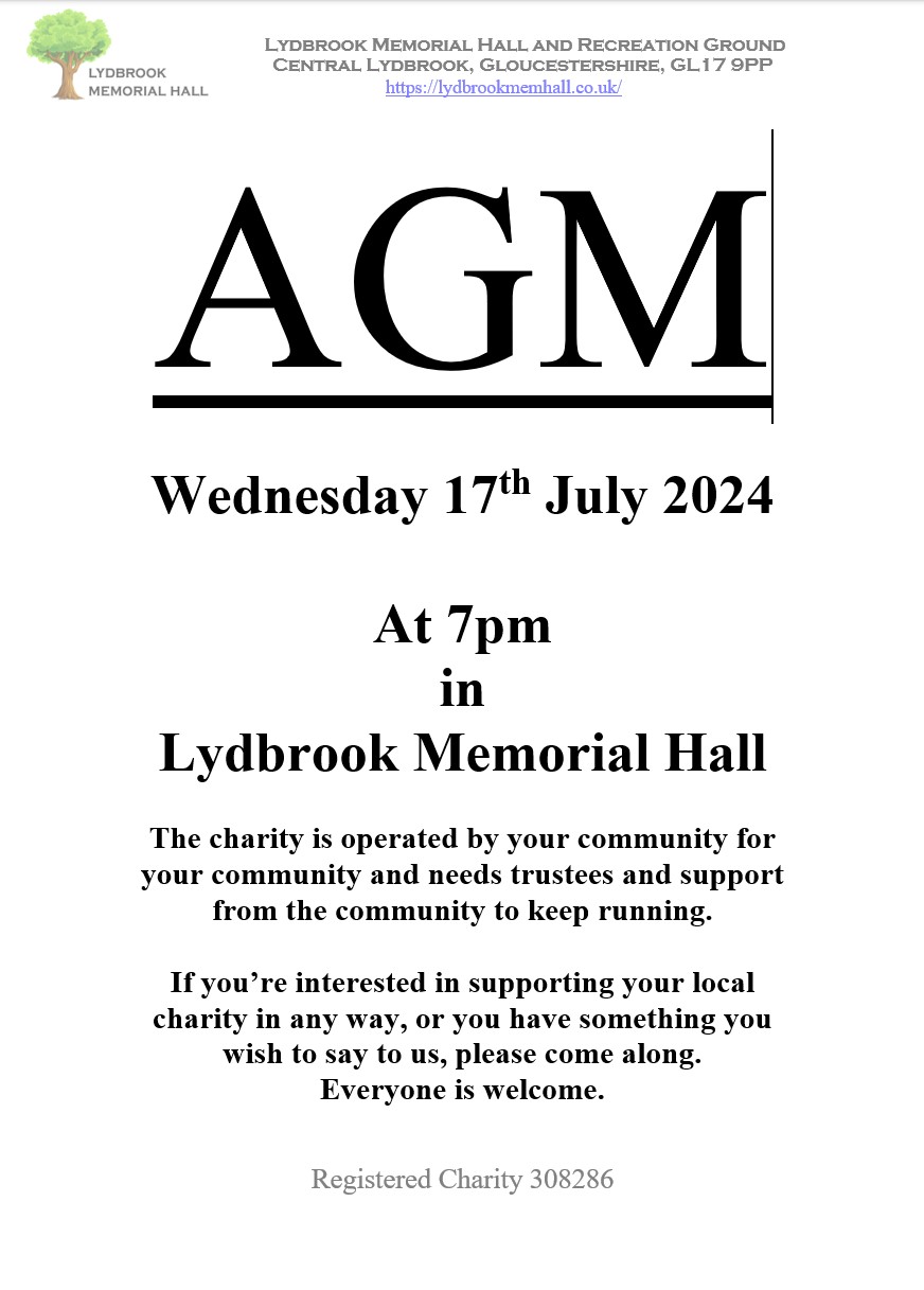 This Year’s AGM is&nbsp;Approaching.